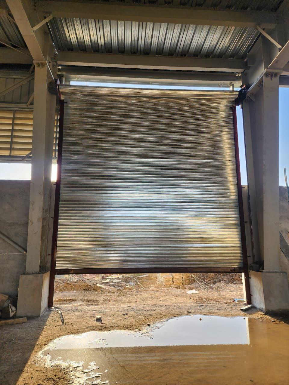 gakvanised gear operated rolling shutter